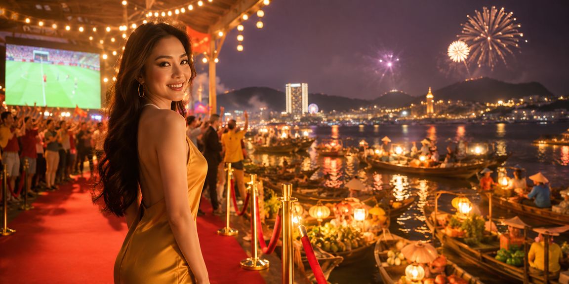 Khung cảnh chợ đêm Vũng Tàu sôi động với trải nghiệm cá cược thể thao trực tuyến